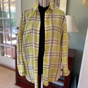 LAFAYETTE 148 LINEN SHIRT/JACKET